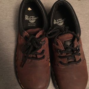 Dr Marten Steel toe ankle boots